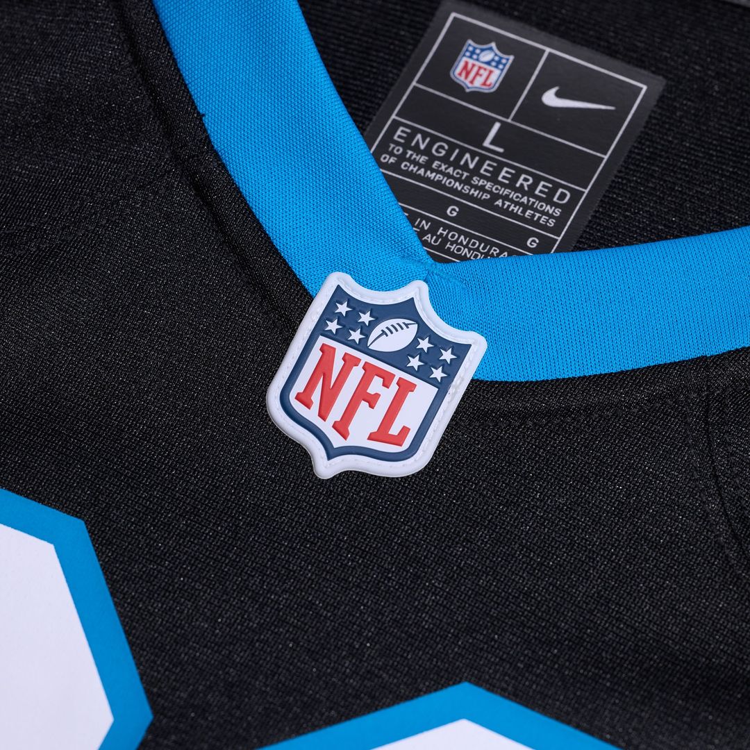 Jaycee Horn Carolina Panthers Nike Game Jersey - Black