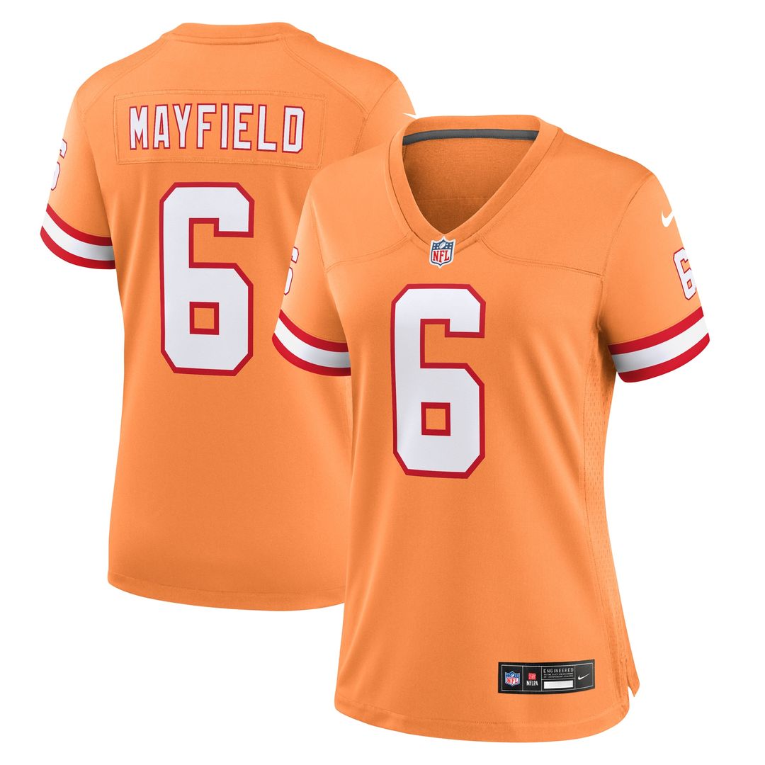 Baker Mayfield Tampa Bay Buccaneers Nike Women's Away Game Jersey - White