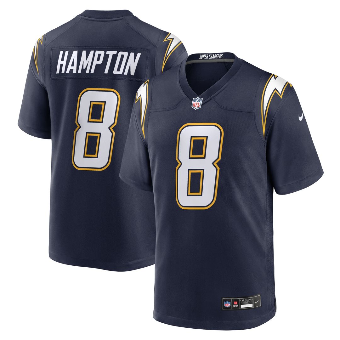Omarion Hampton Los Angeles Chargers Nike Game Player Jersey - Powder Blue