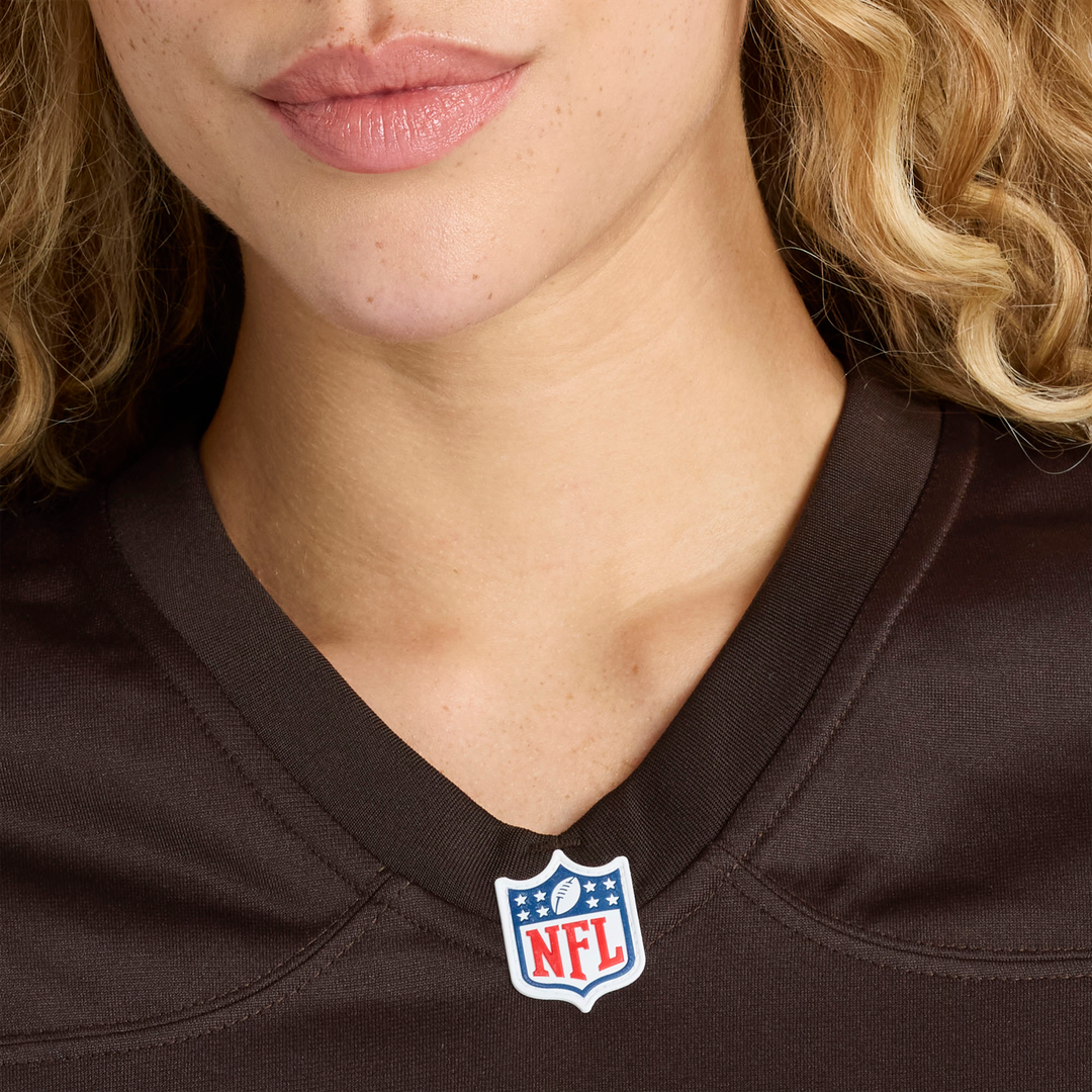 Zion Johnson Cleveland Browns Nike Women's Team Game Jersey -  Brown