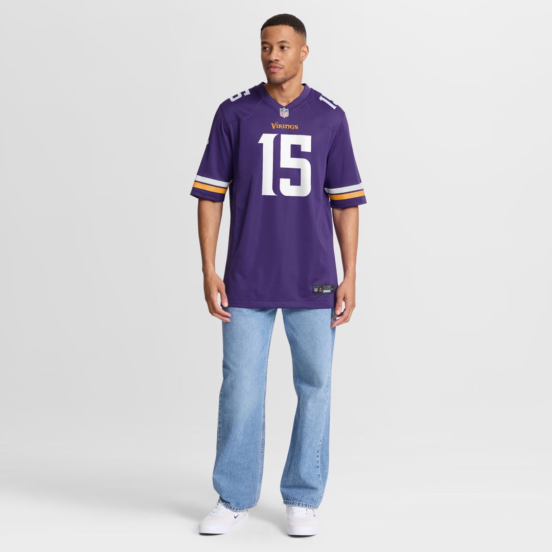 Dallas Turner Minnesota Vikings Nike Alternate Game Jersey - White