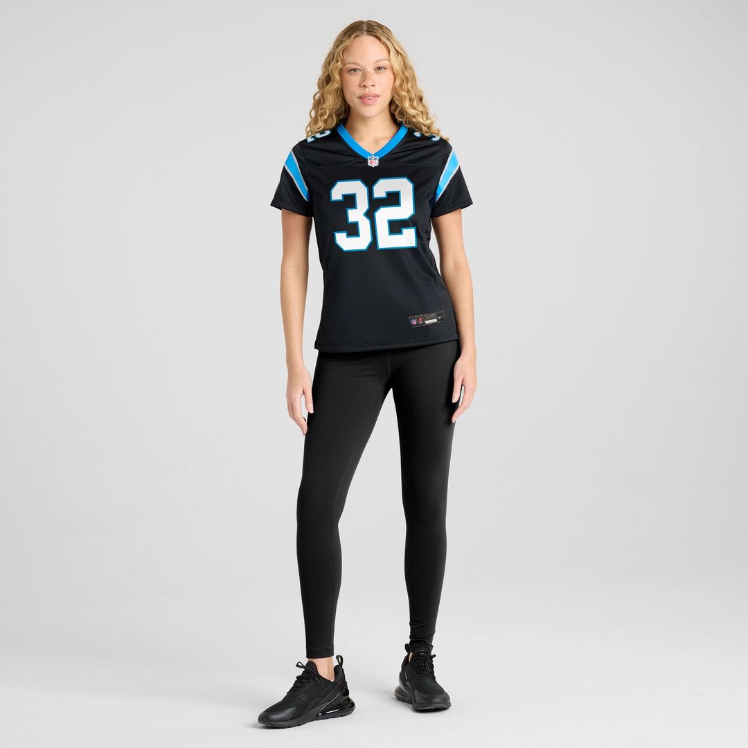 Trevin Wallace Carolina Panthers Nike Women's Team Game Jersey -  Black
