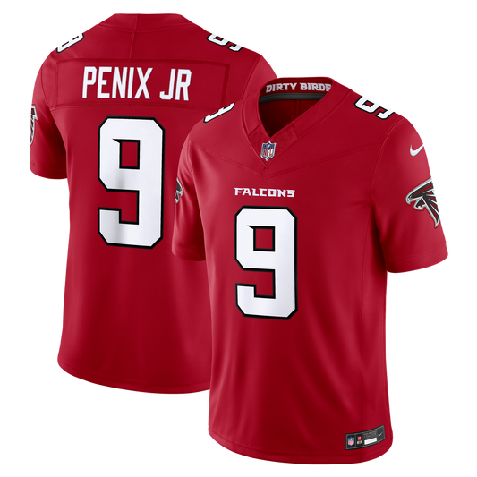 Michael Penix Jr. Atlanta Falcons Nike Vapor F.U.S.E. Stitched Limited Jersey - Red
