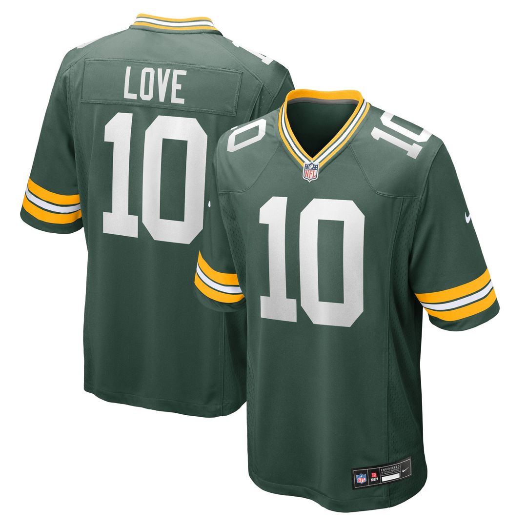Jordan Love Green Bay Packers Nike  Game Jersey - White