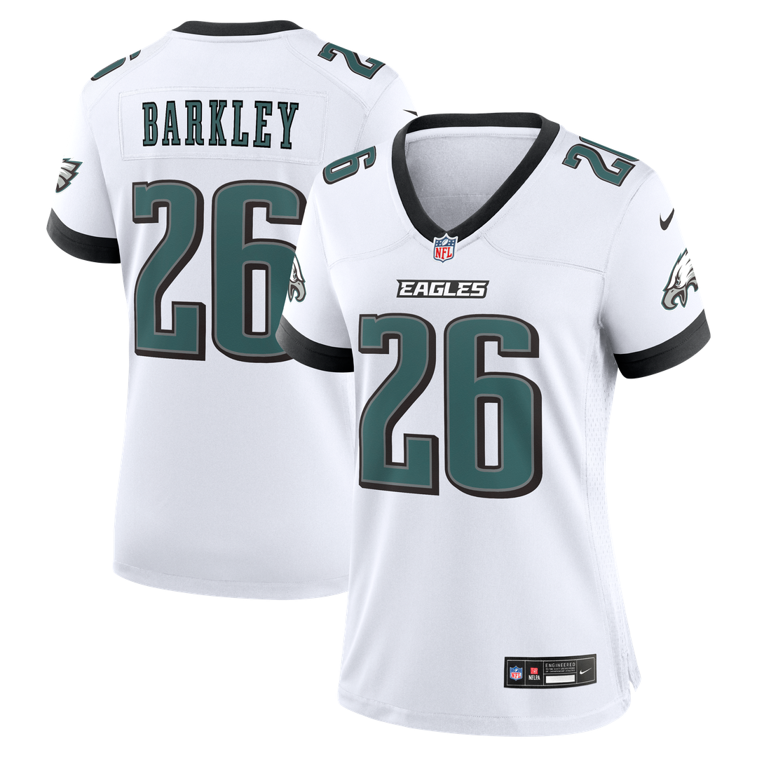Saquon Barkley Philadelphia Eagles Nike Women's Alternate Game Jersey -  Black