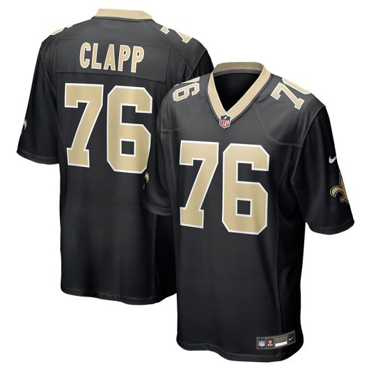Will Clapp New Orleans Saints Nike Team Game Jersey -  Black