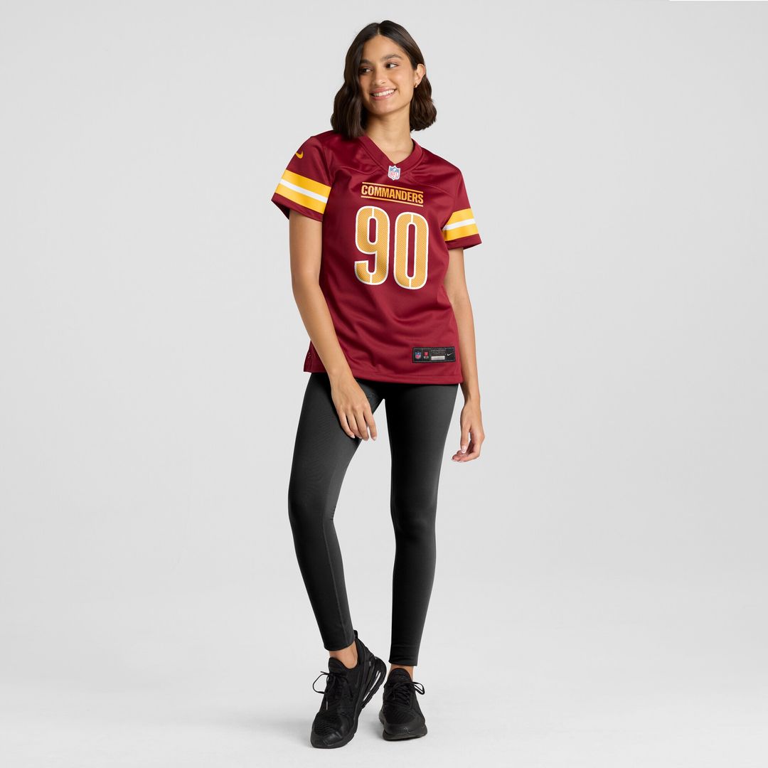Javontae Jean-Baptiste Washington Commanders Nike Women's Team Game Jersey -  Burgundy