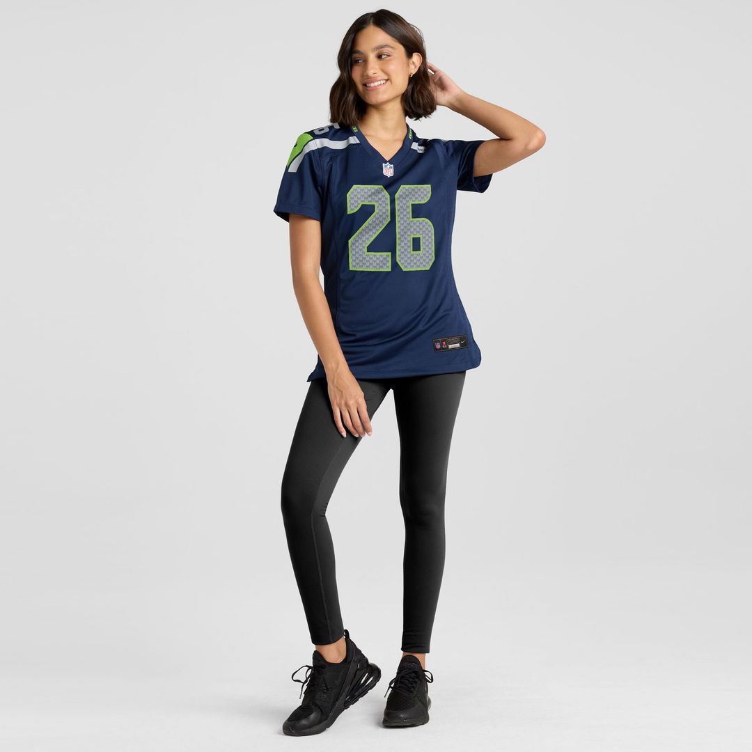 Zach Charbonnet Seattle Seahawks Nike Women's Team Game Jersey -  College Navy