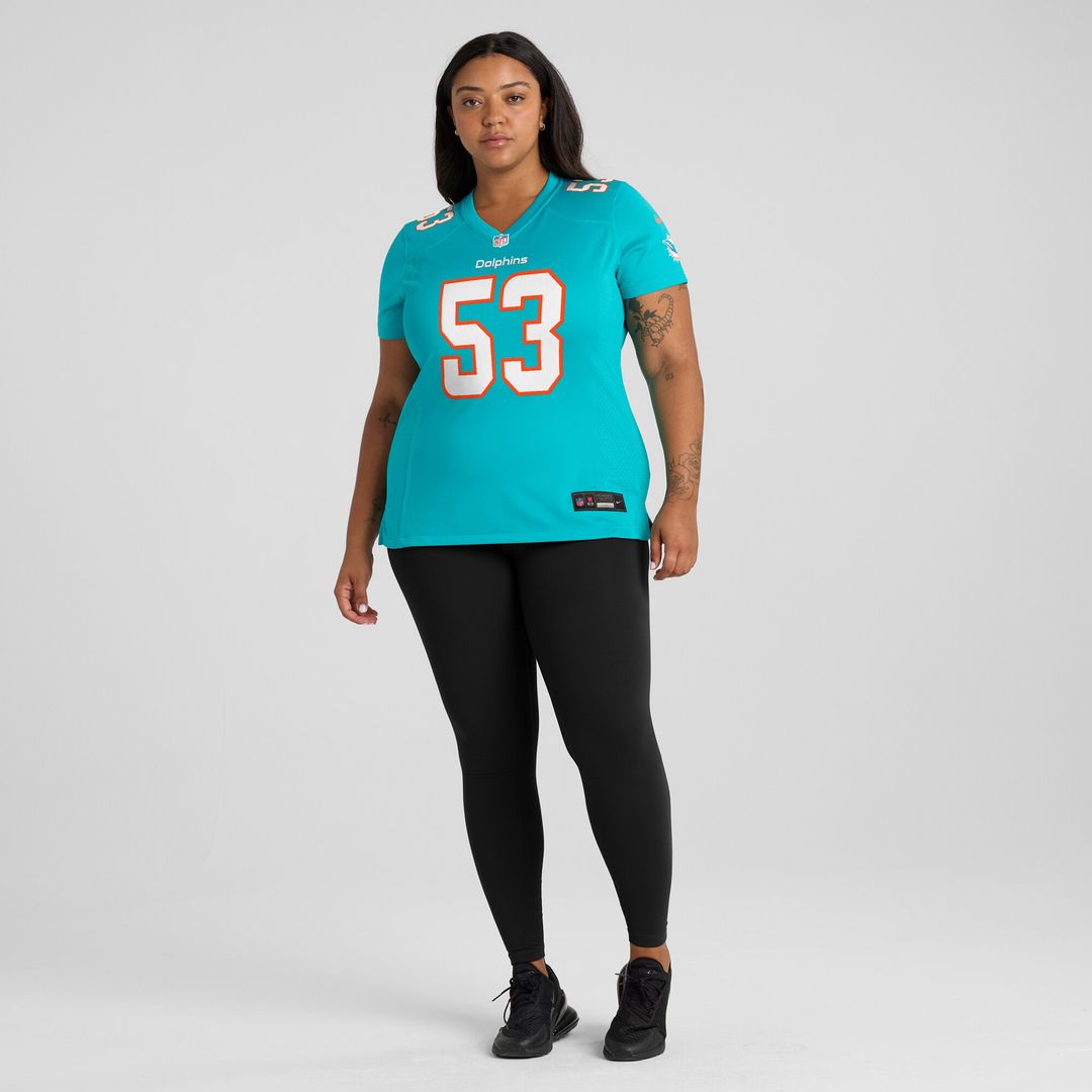 Cameron Goode Miami Dolphins Nike Women's Game Player Jersey - Aqua