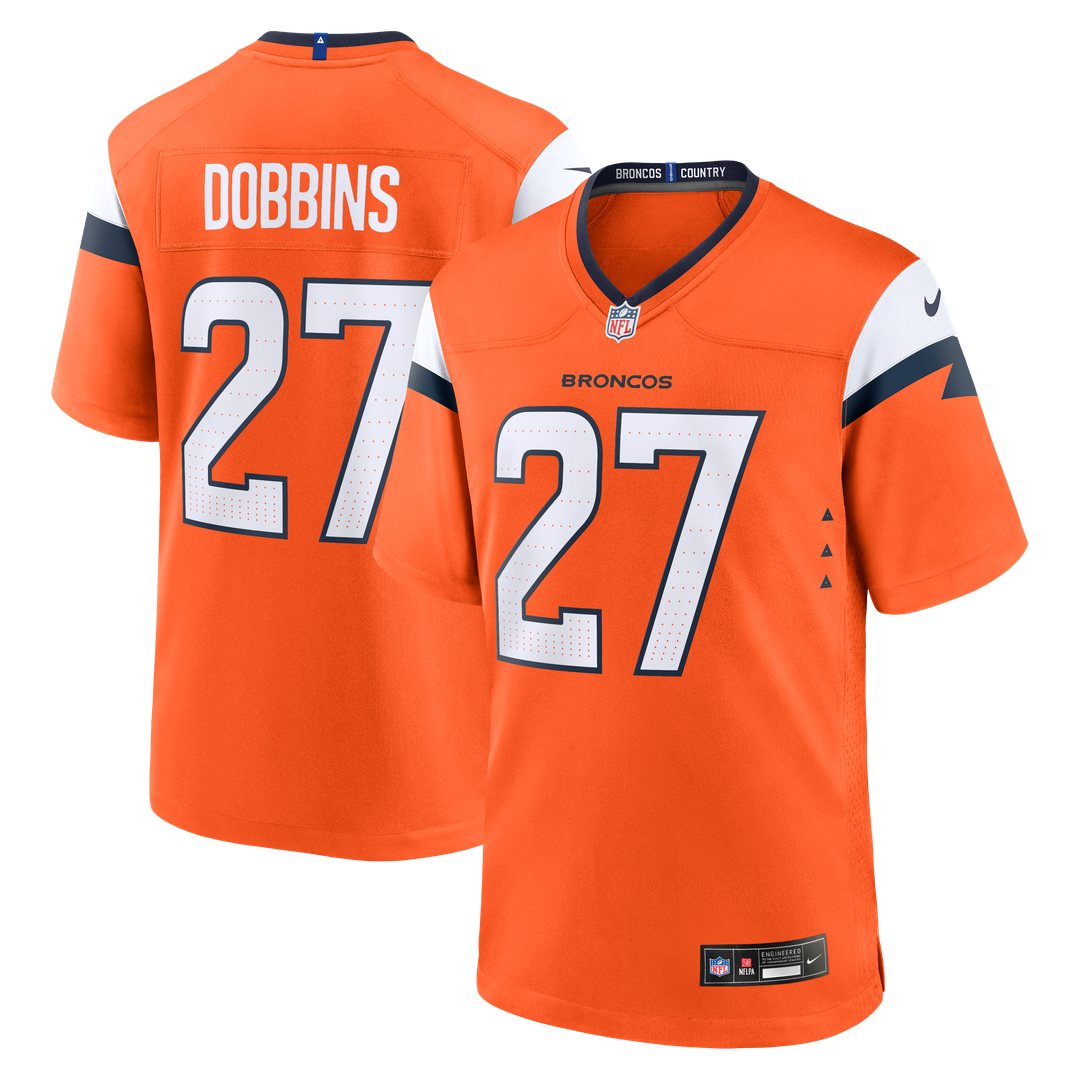 J.K. Dobbins Denver Broncos Nike Alternate Game Jersey -  Navy