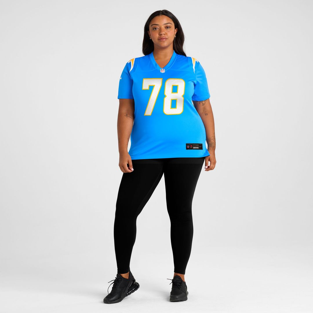 Andre James Los Angeles Chargers Nike Women's Team Game Jersey -  Powder Blue
